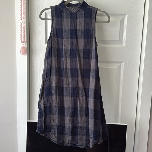 cloth & stone Dresses & Skirts - Anthropologie Cloth & Stone | Sleeveless Flannel Swing Dress Size XS
